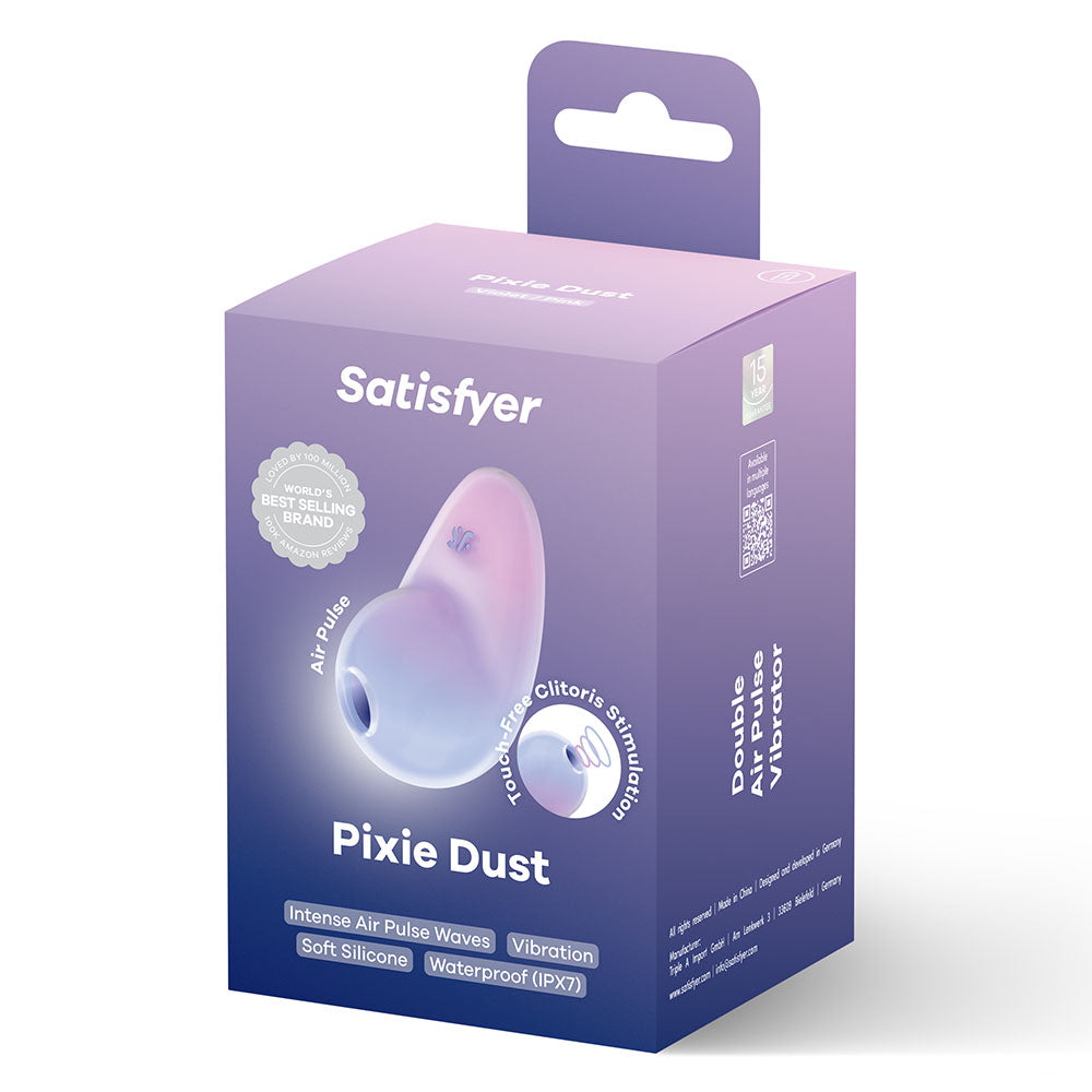 Satisfyer Pixie Dust Violet/Pink Double Air Pulse Vibrator