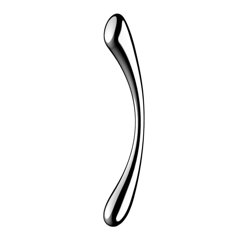 Satisfyer Cosmic Crest Stainless Steel Curved Dildo 24cm