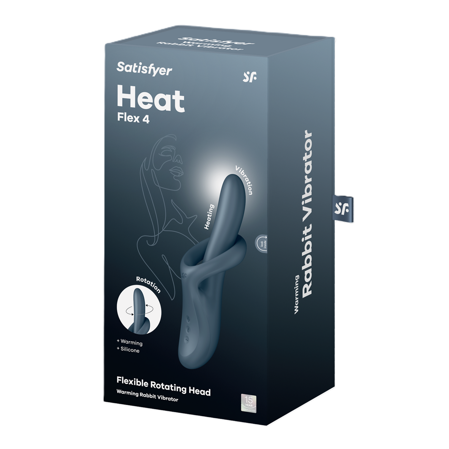 Satisfyer Heat Flex 4 Grey Heating Vibrator