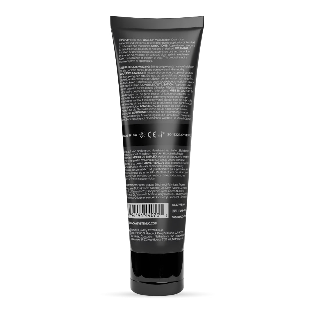 JO Masturbation Cream – Nourishing Lubricant for Men 120 ml Tube