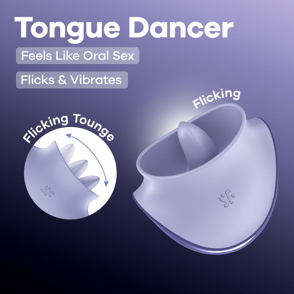 Satisfyer Tongue Dancer – USB Rechargeable Flicking Stimulator