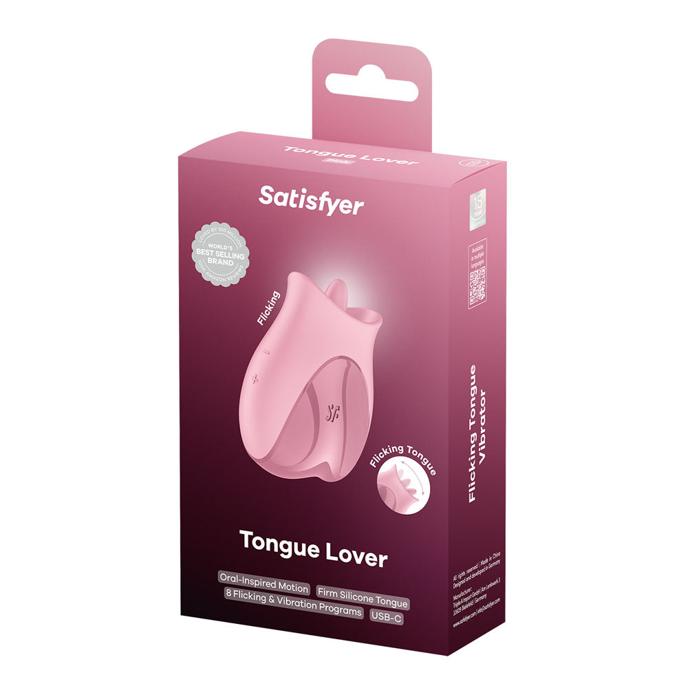 Satisfyer Tongue Lover (Pink) – Silicone Tongue Vibrator