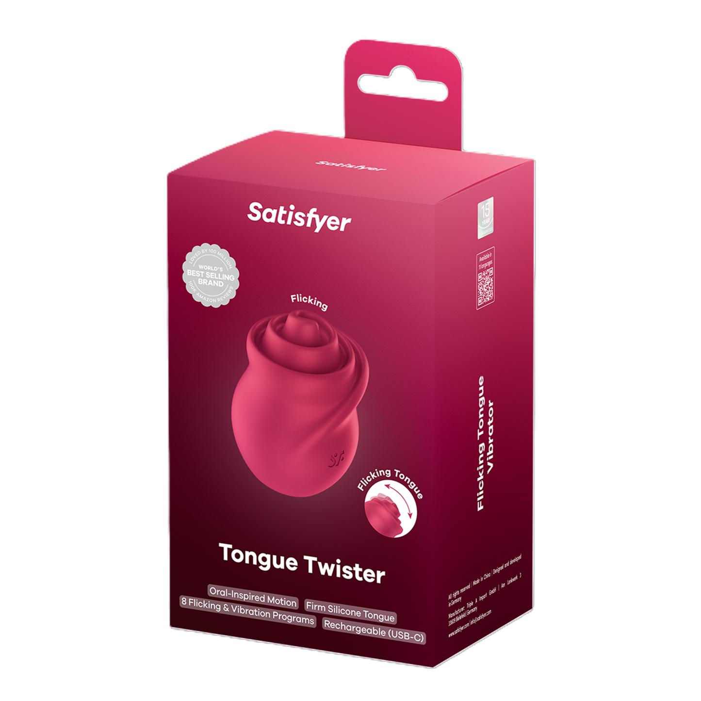 Satisfyer Tongue Twister (Red) – Tongue Vibrator