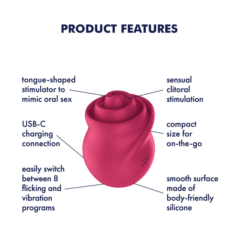 Satisfyer Tongue Twister (Red) – Tongue Vibrator