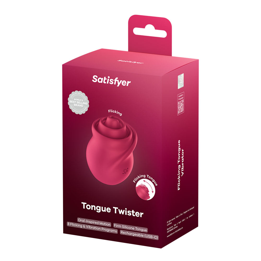 Satisfyer Tongue Twister (Red) – Tongue Vibrator