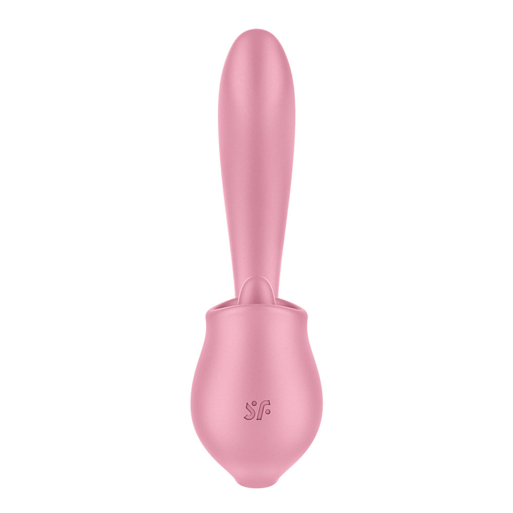 Satisfyer Tongue Genius – USB Rechargeable Flexible Silicone Clitoral and Insertable Vibrator