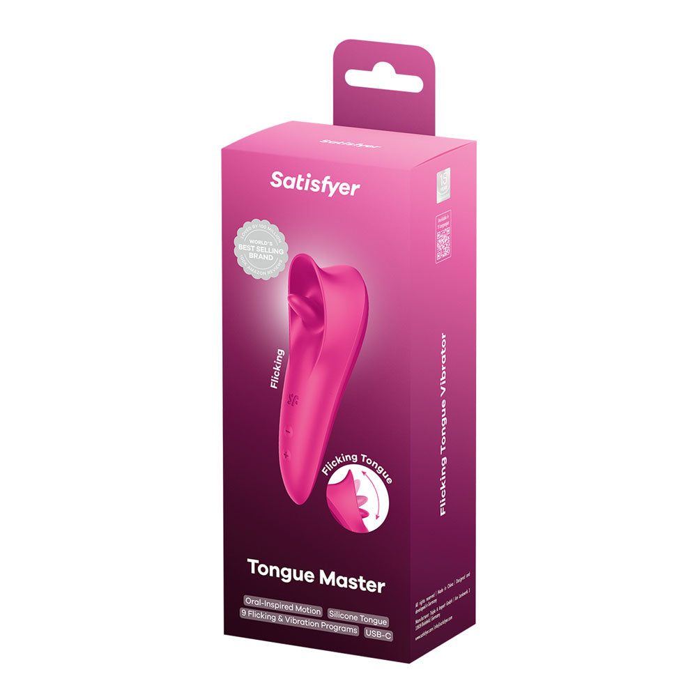 Satisfyer Tongue Master – USB Rechargeable 14.4 cm Clitoral Stimulator