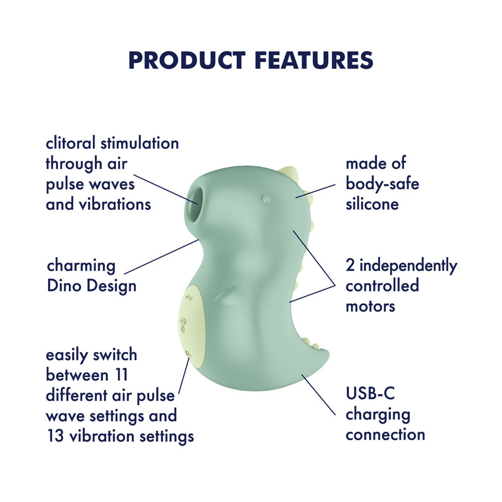 Satisfyer Din-Oooh (Green) – Pressure Wave Vibrator