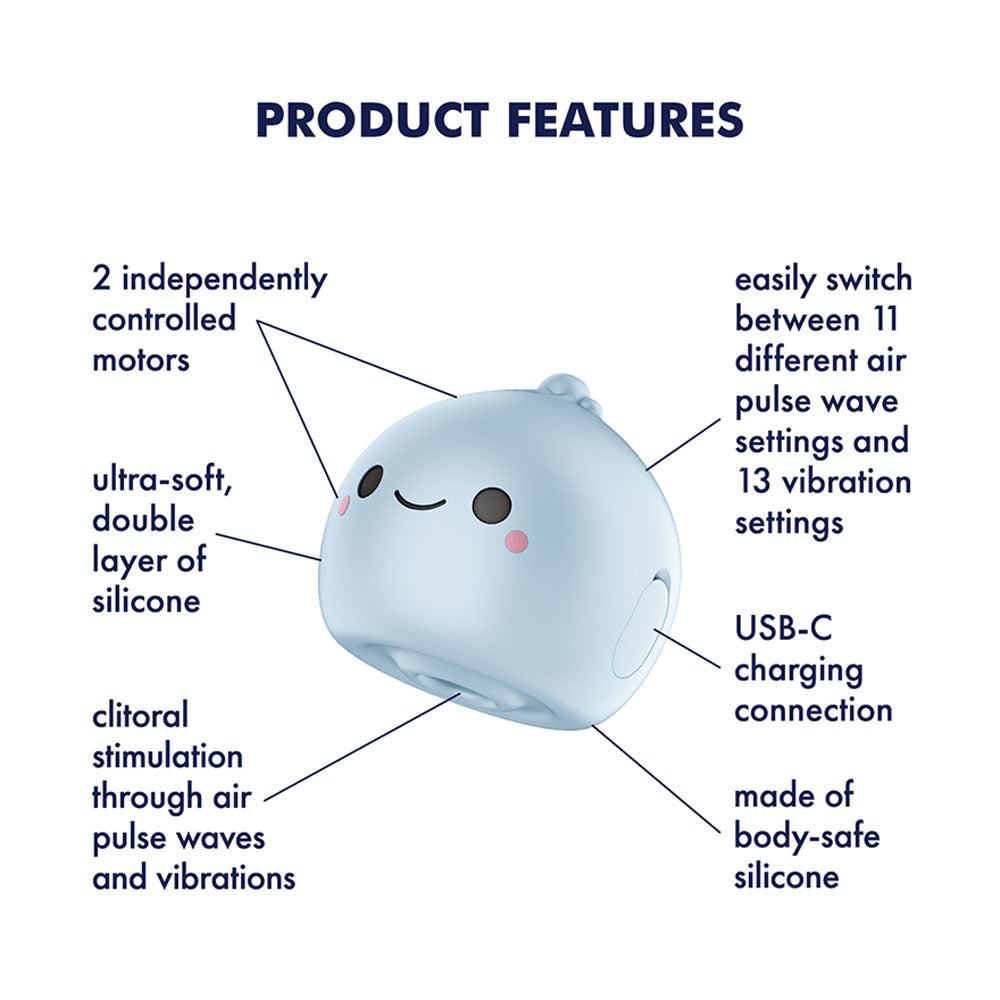 Satisfyer Mochi (Frost) – Air Pulse Stimulator