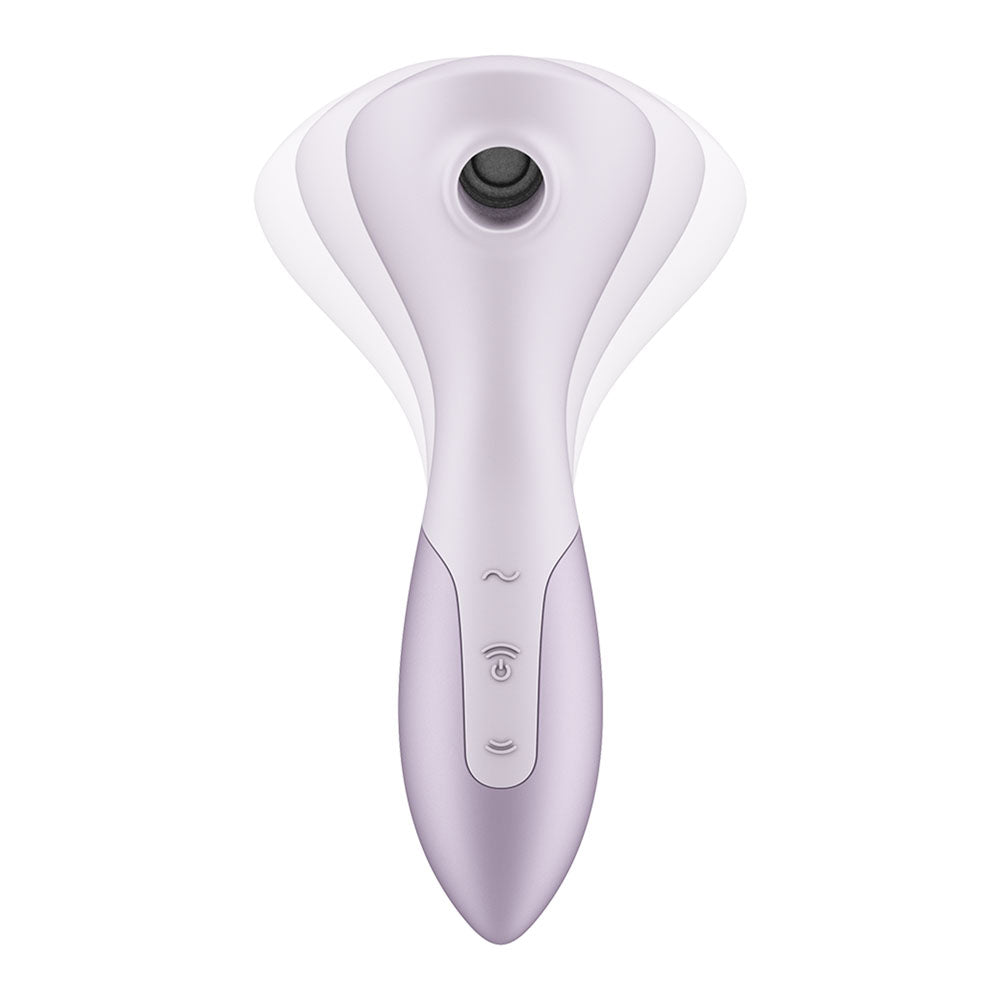 Satisfyer Wand-erful (Violet) – USB Rechargeable 15.8 cm Air Pulse Massage Wand