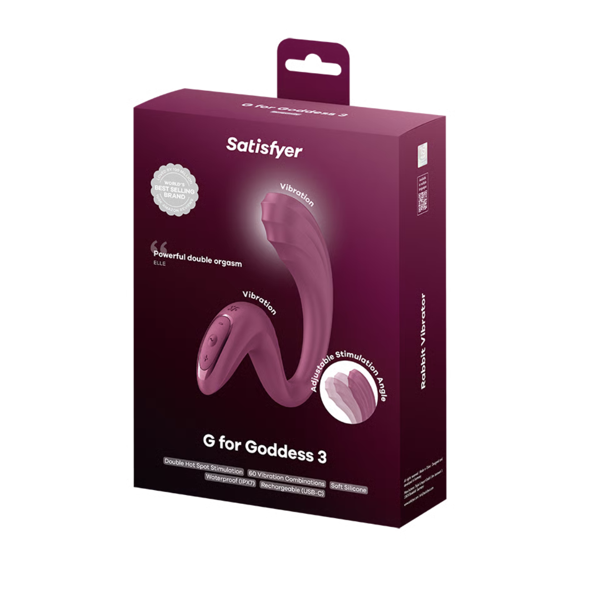 Satisfyer G for Goddess 3 (Wine Red) – Luxury Vibrator