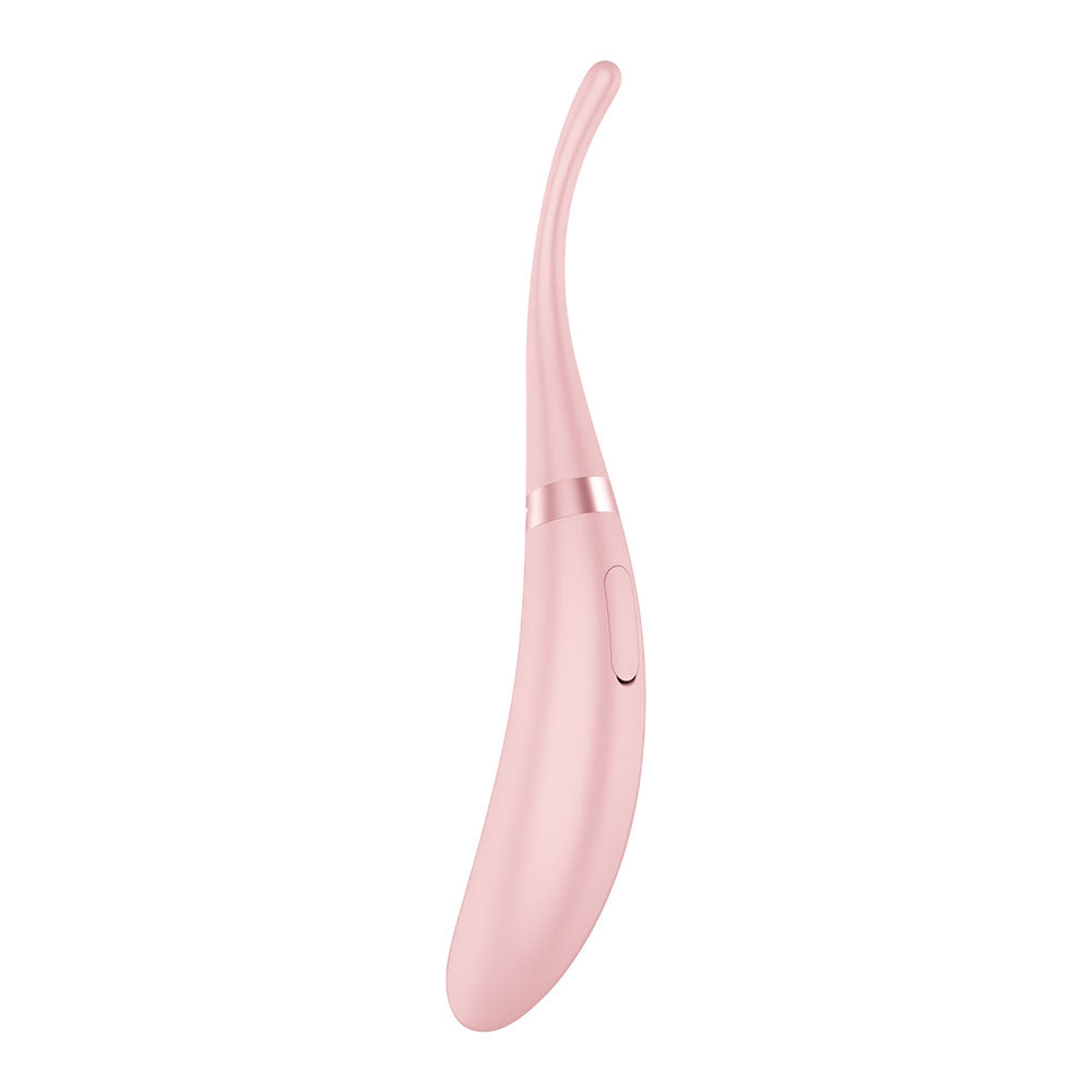 Satisfyer Tip Tease (Rose) – USB Rechargeable Rotating Vibrator with Twirling Tip