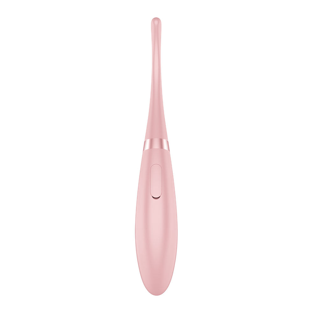 Satisfyer Tip Tease (Rose) – USB Rechargeable Rotating Vibrator with Twirling Tip