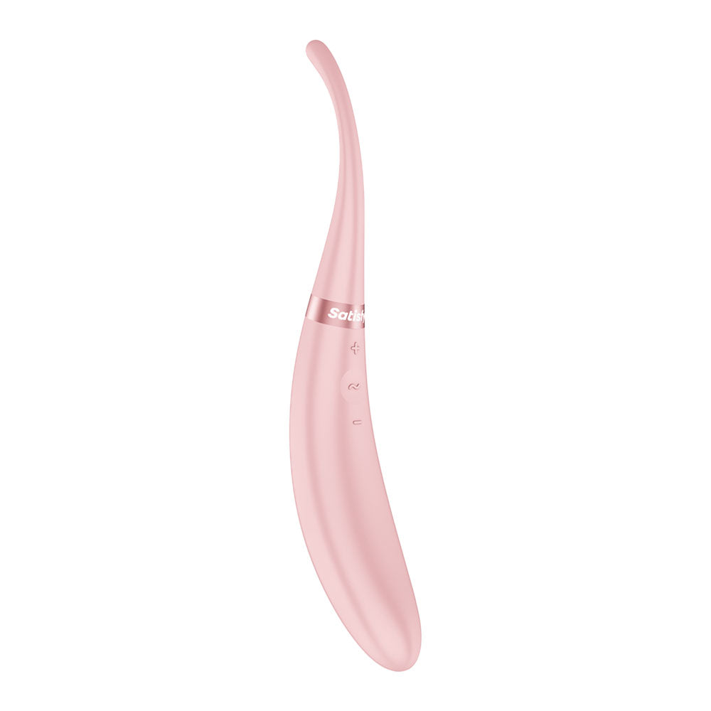 Satisfyer Tip Tease (Rose) – USB Rechargeable Rotating Vibrator with Twirling Tip
