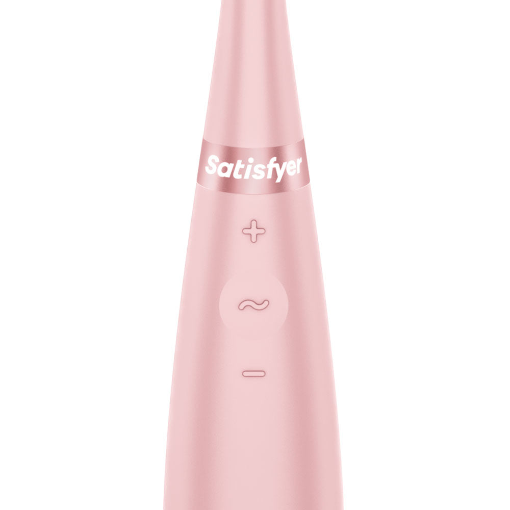 Satisfyer Tip Tease (Rose) – USB Rechargeable Rotating Vibrator with Twirling Tip