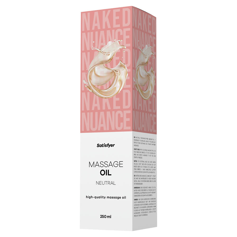 Satisfyer Massage Oil (Neutral, 250ml) – Massage Oil