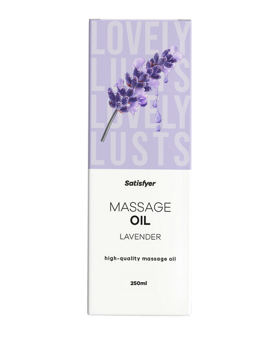 Satisfyer Massage Oil (Lavender) – 250ml Massage Oil > Essentials > Massage Oil