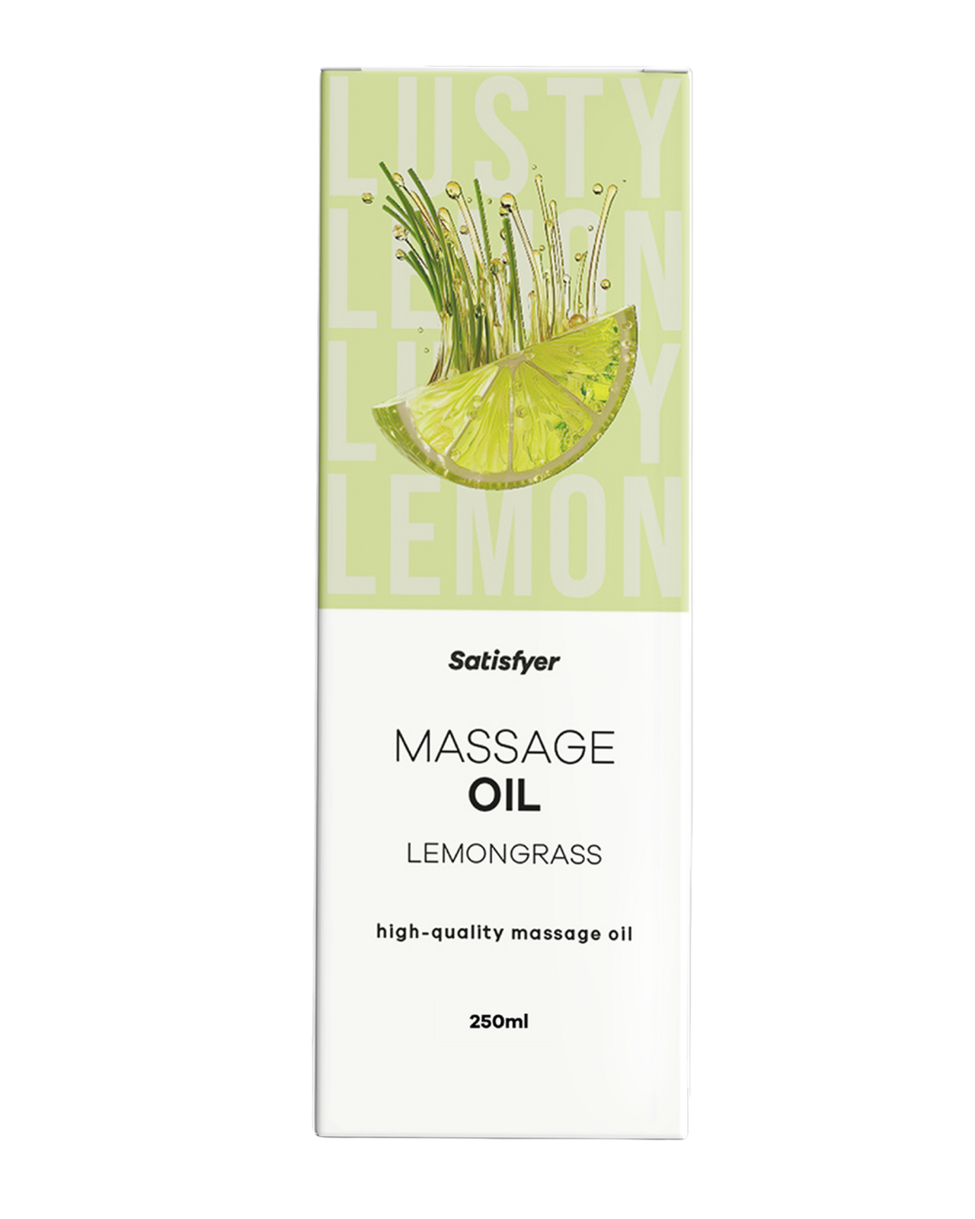 Satisfyer Lemongrass Massage Oil (250ml) – Massage Oil