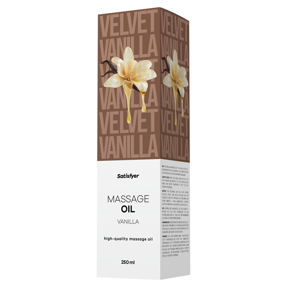 Satisfyer Massage Oil (Vanilla) – Nourishing 250ml Massage Oil