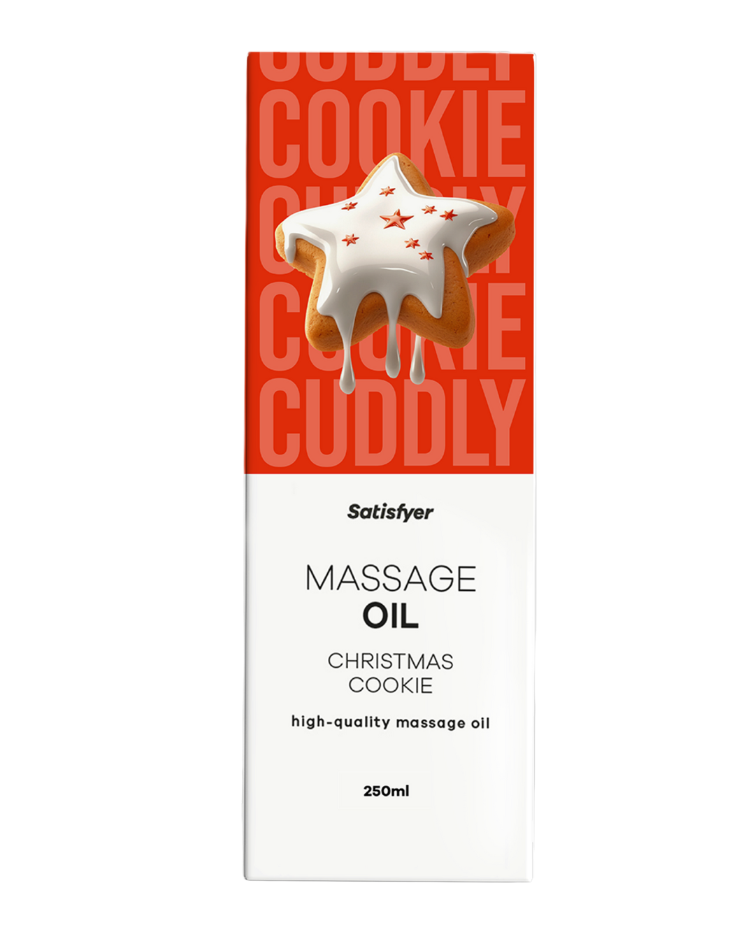 Satisfyer Massage Oil (Christmas Cookie) – Nourishing Massage Oil 250ml