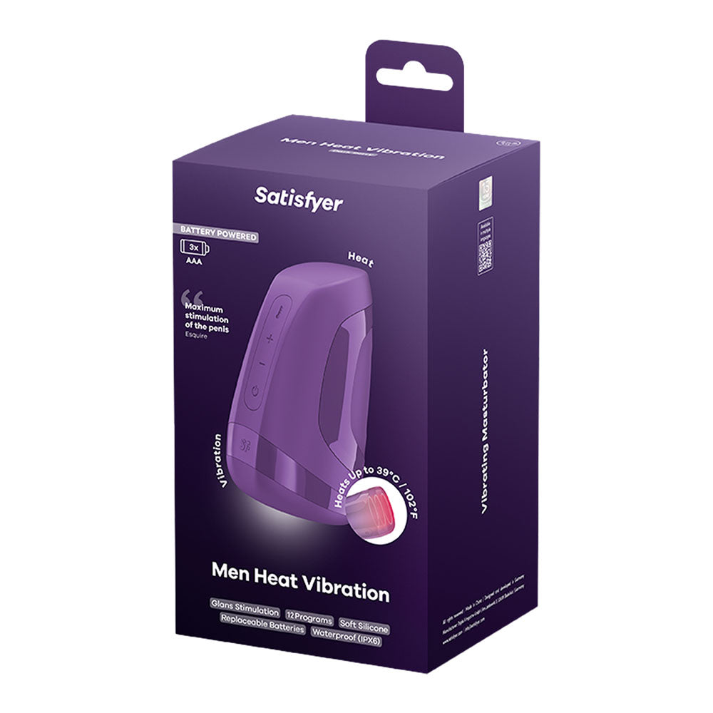 Satisfyer Men Heat Vibration – Heating and Vibrating Masturbator