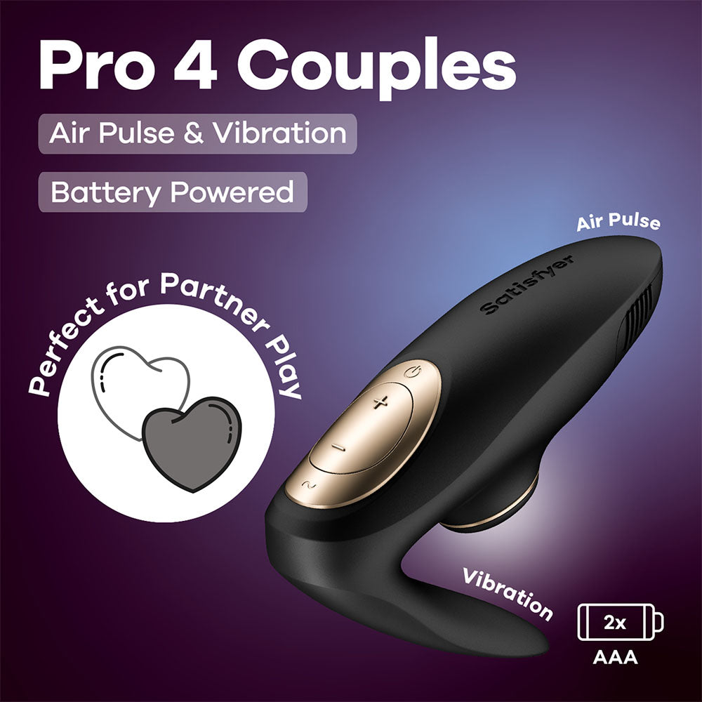 Satisfyer Pro 4 Couples – Battery Series U-Shaped Couples Vibrator