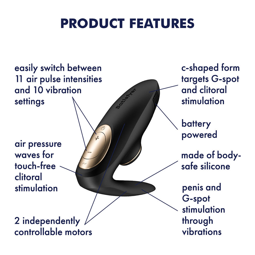 Satisfyer Pro 4 Couples – Battery Series U-Shaped Couples Vibrator