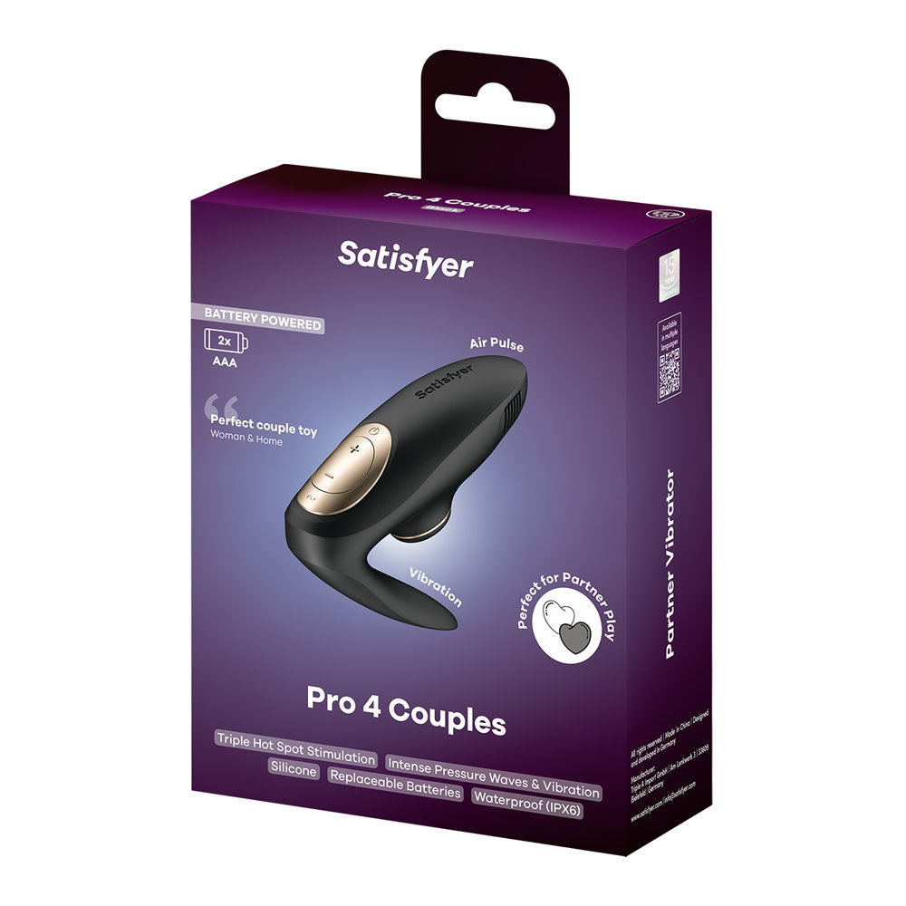 Satisfyer Pro 4 Couples – Battery Series U-Shaped Couples Vibrator