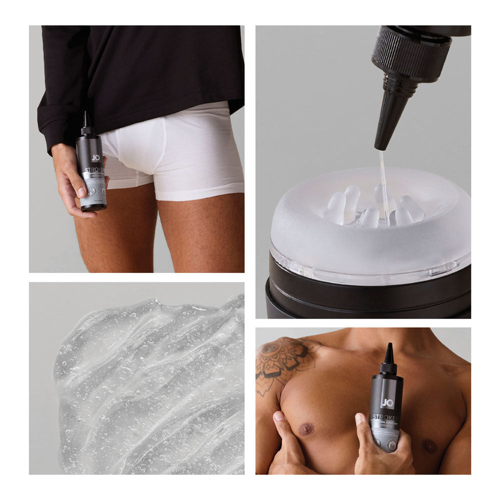 JO Stroker Lube – Water-Based Lubricant 240ml Bottle