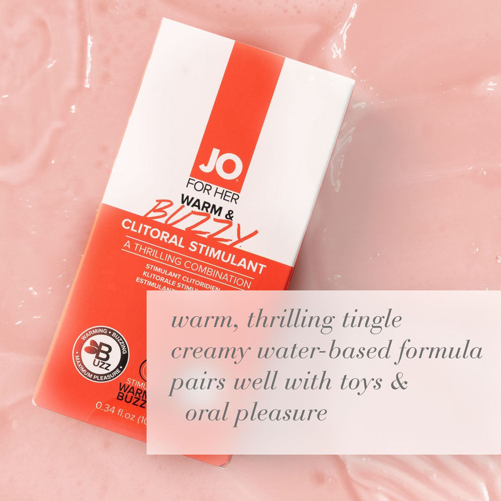 JO Warm & Buzzy – Warming Clitoral Stimulation Gel 10 ml