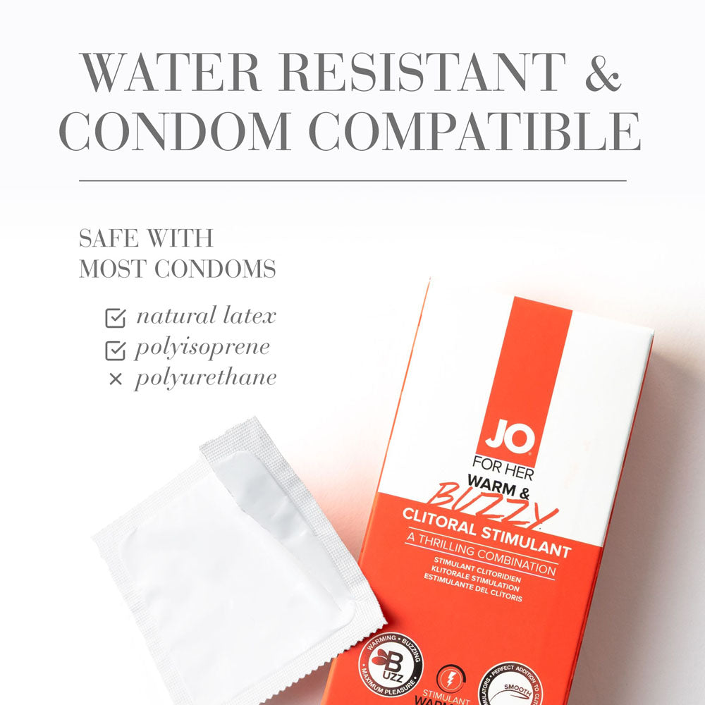 JO Warm & Buzzy – Warming Clitoral Stimulation Gel 10 ml