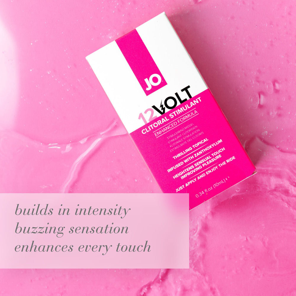 JO 12 Volt Clitoral Stimulant – 10 ml Stimulating Gel for Women