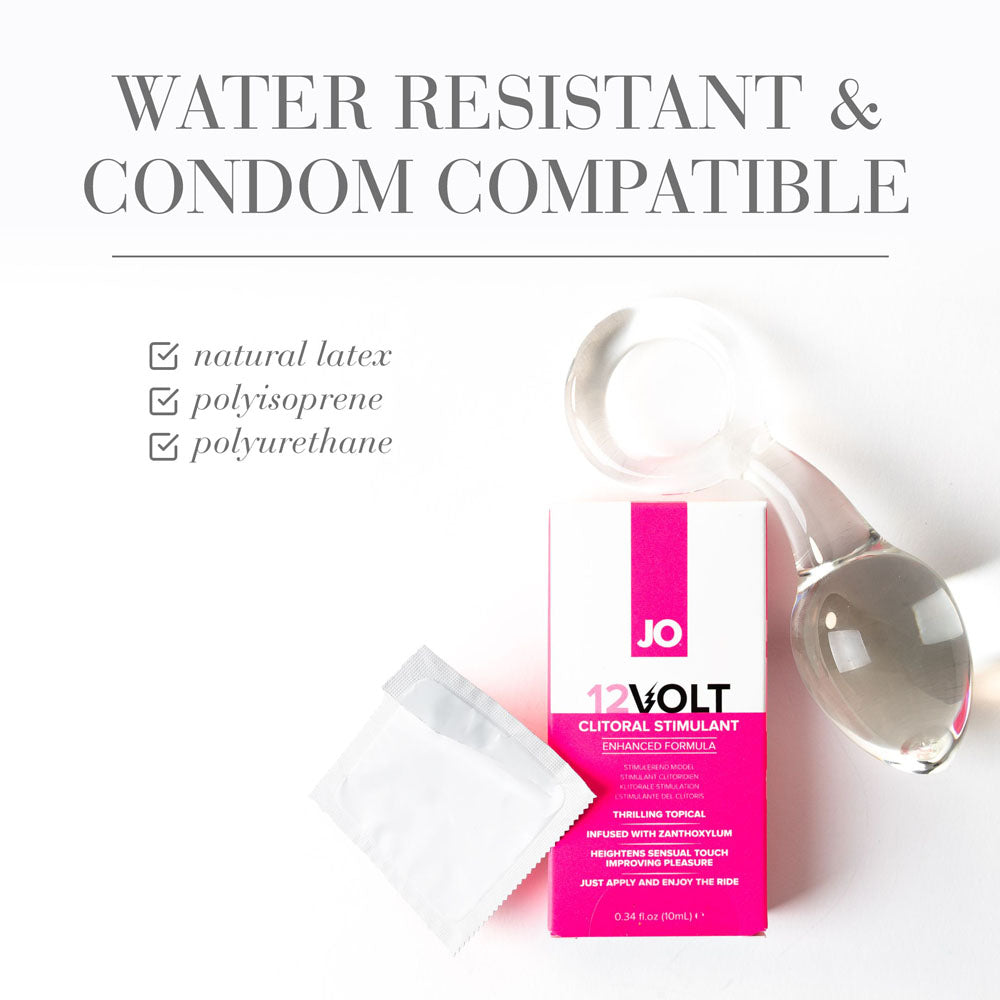 JO 12 Volt Clitoral Stimulant – 10 ml Stimulating Gel for Women