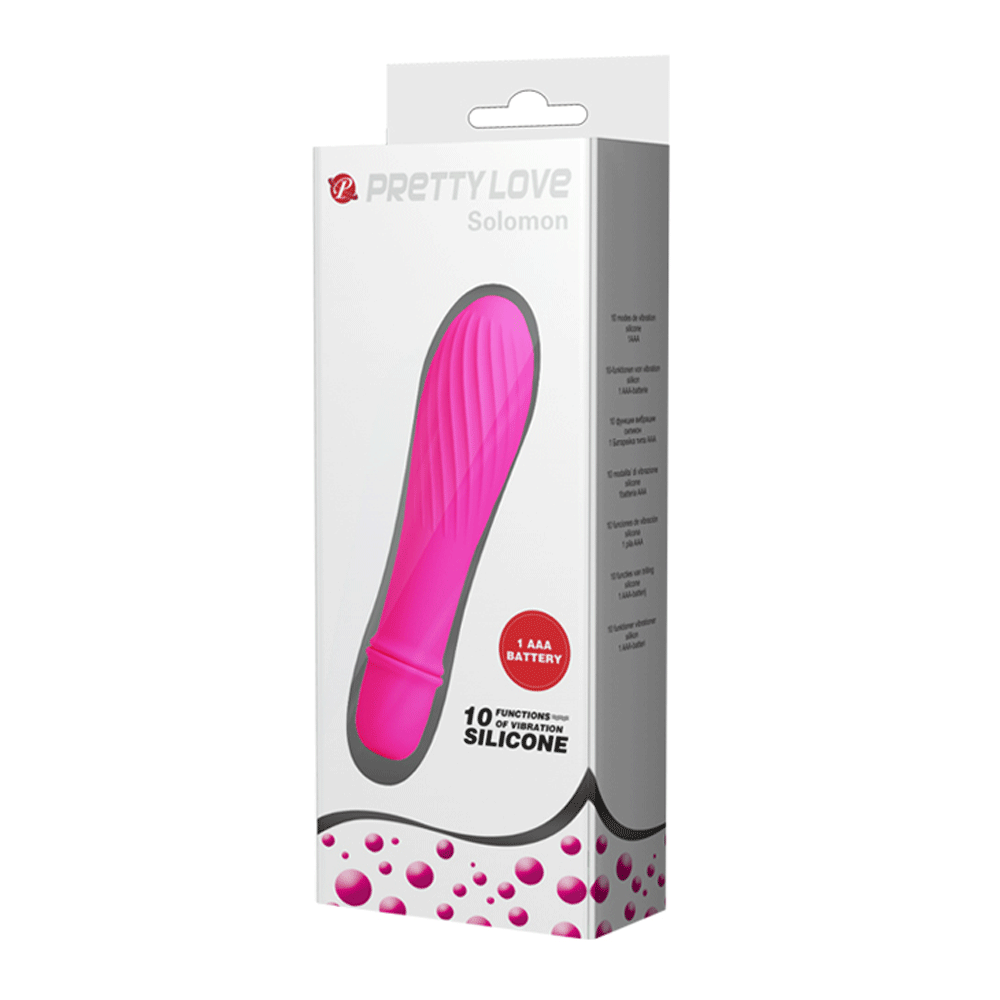 Solomon Mini Vibrator – Silicone Small Vibrator with Swirl Tip