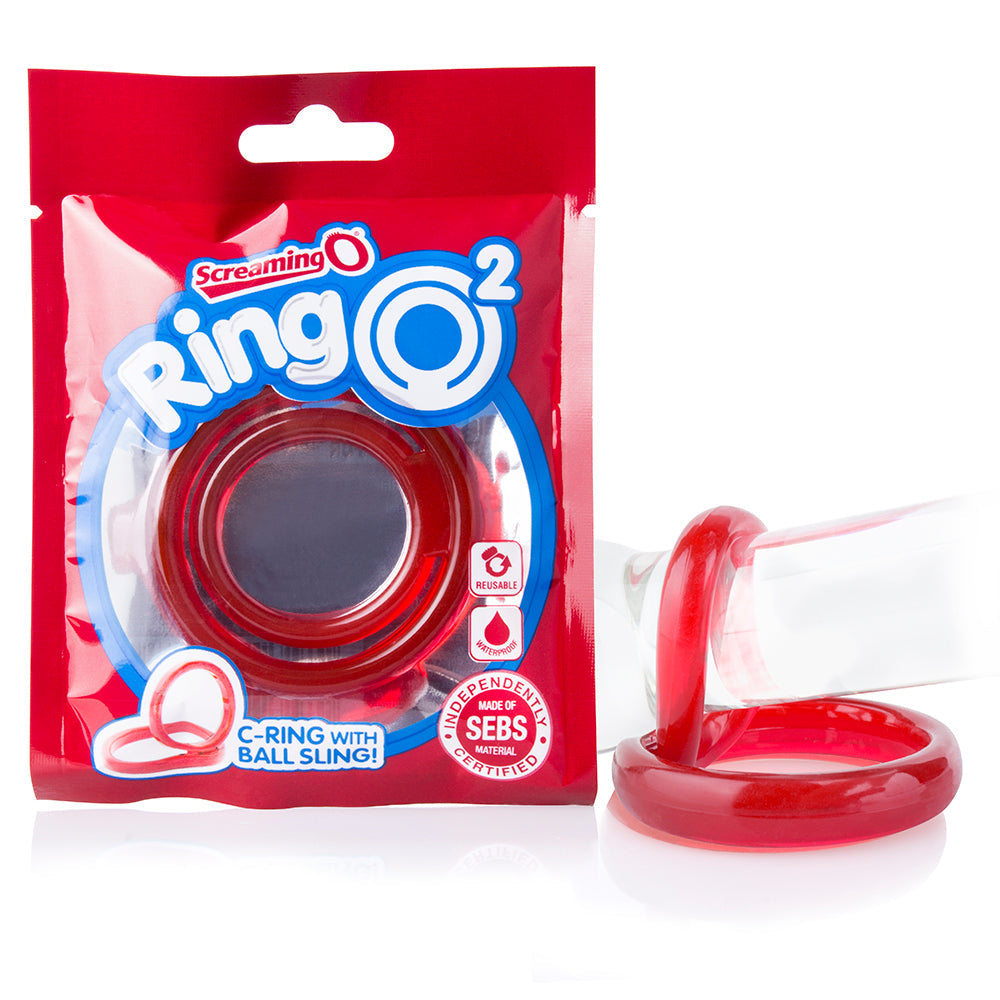 RingO 2 Dual Cock Ring – Penis Ring for Shaft and Testicles Isolation