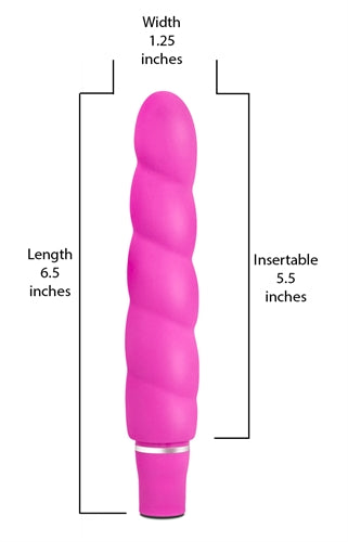 Luxe Anastasia Pink 5.25 Inch Vibrator with 10 Functions