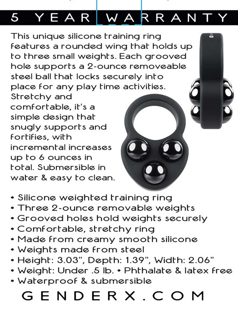 Gender X Workout Ring Weighted Cock Ring