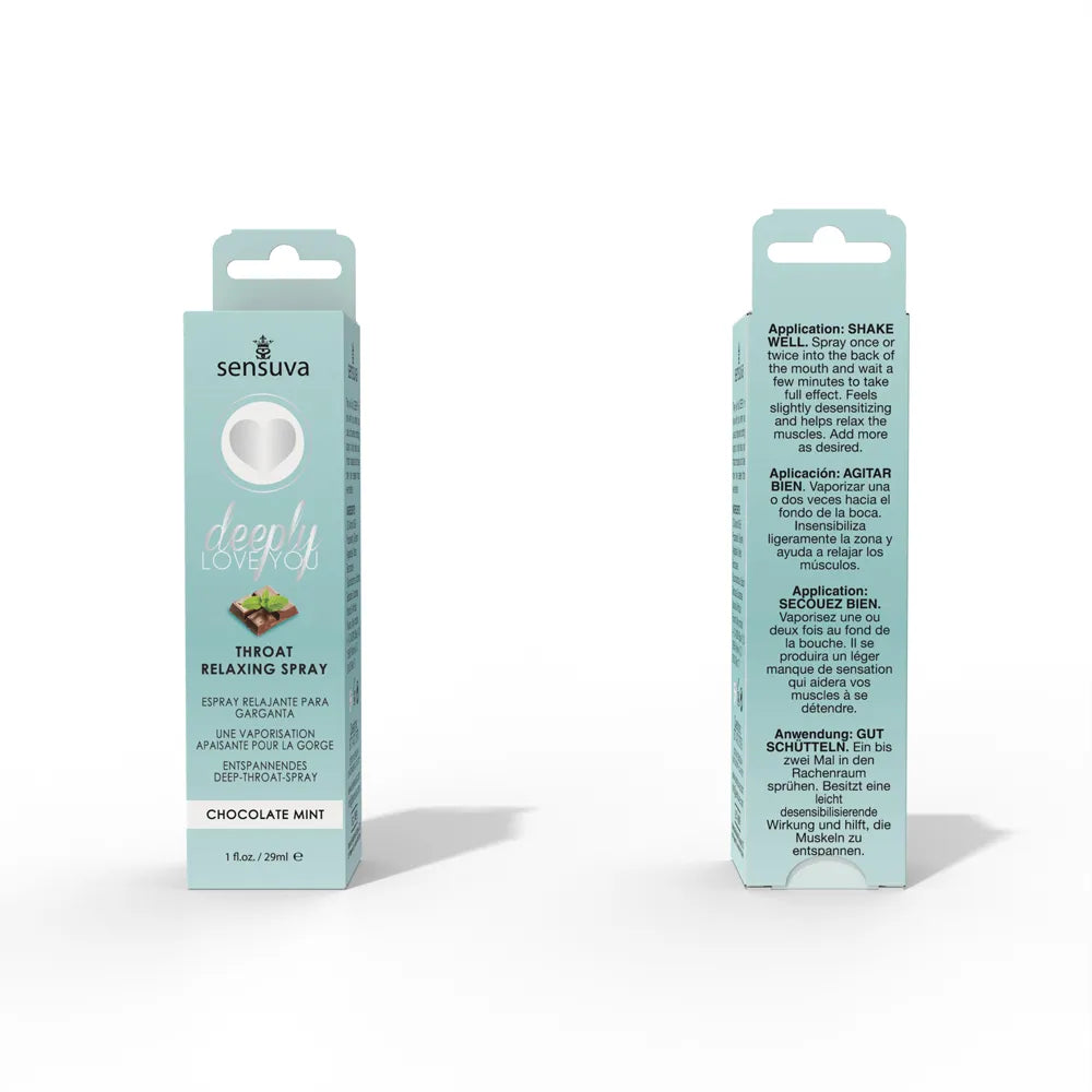 Sensuva Deeply Love You Throat Spray – Chocolate Mint Flavored Oral Relaxing Spray