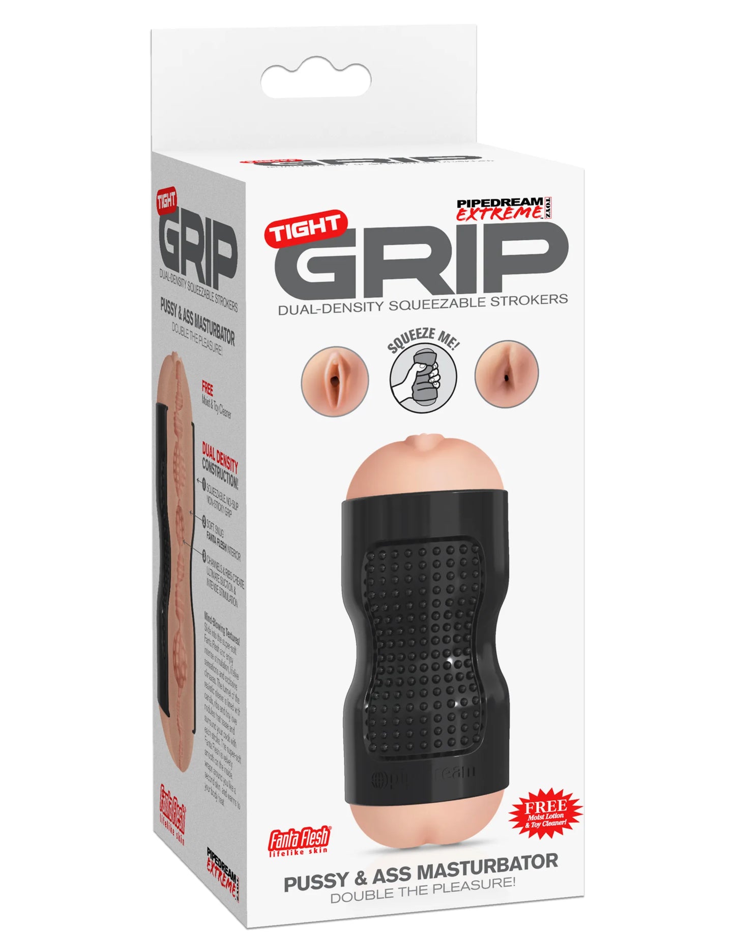 Pipedream Extreme Tight Grip (Fanta Flesh) – Dual-Density Masturbator