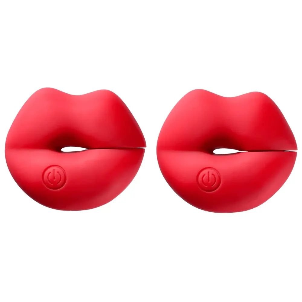 Cloud 9 Naughty Nips (Red) – Rechargeable Vibrating Nipple Clamps