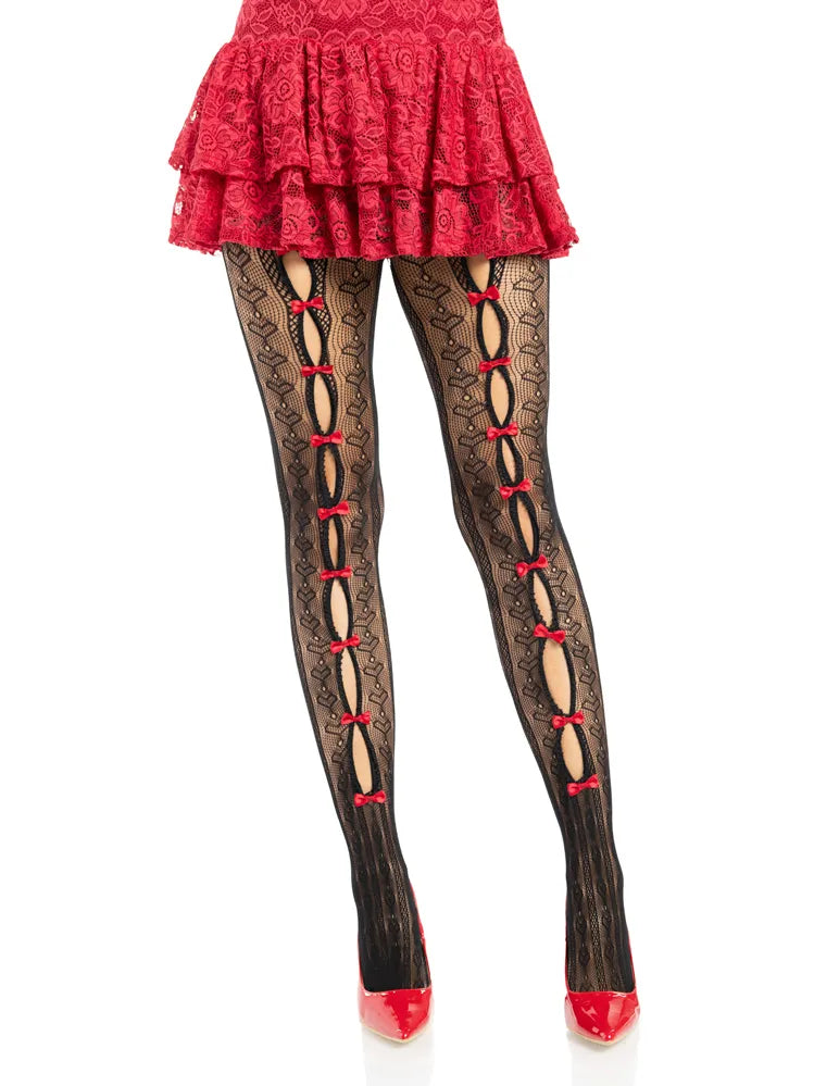 Sweetheart Striped Tights – Nylon and Spandex Lingerie
