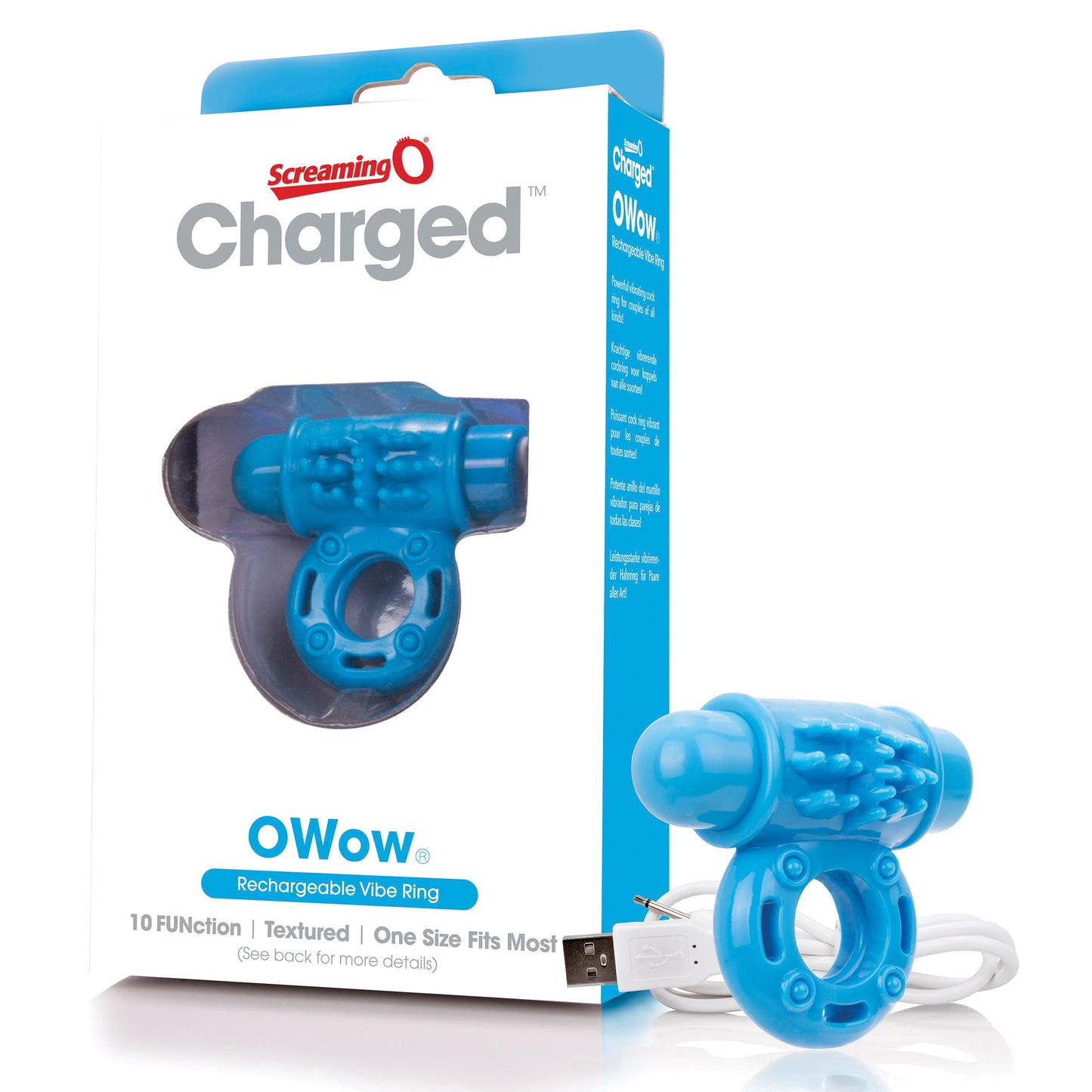 O Wow Ring – Rechargeable Vibrating Cock Ring with 10 Vibration Functions