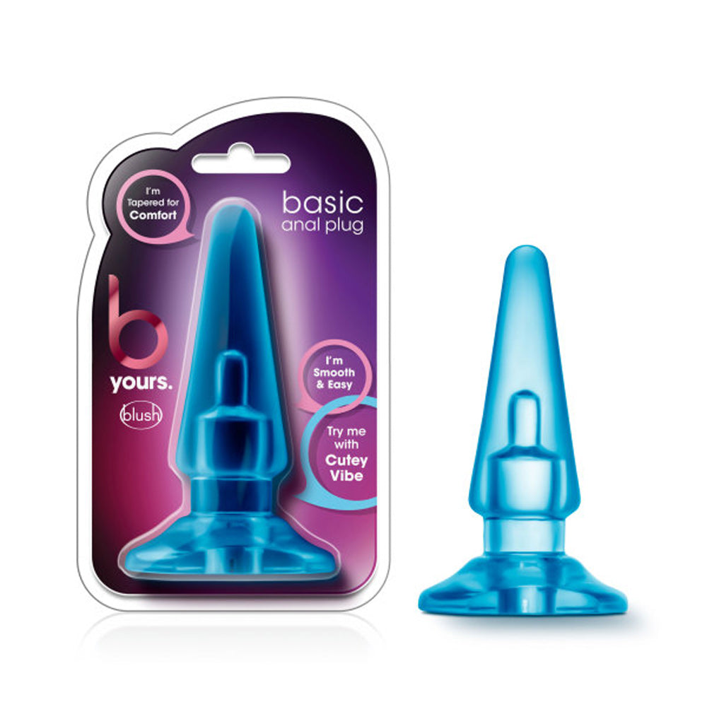 B Yours Basic Blue Anal Plug for Beginners and Kegel Exercise