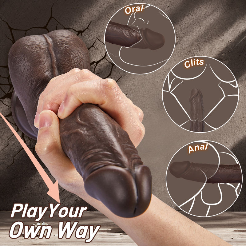 【Add to Cart & Order — Free Lube Included】Wilson - 8.7 Inch Remote Control 5 Thrusting 10 Vibrating Rotating Dildo Dildos
