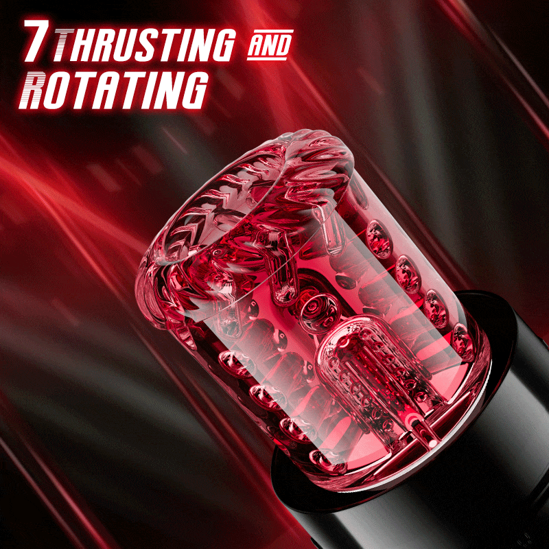 Cinder - Thrusting Rotating Sucking Vibrating Licking Blowjob Male Stroker Masturbation Cup