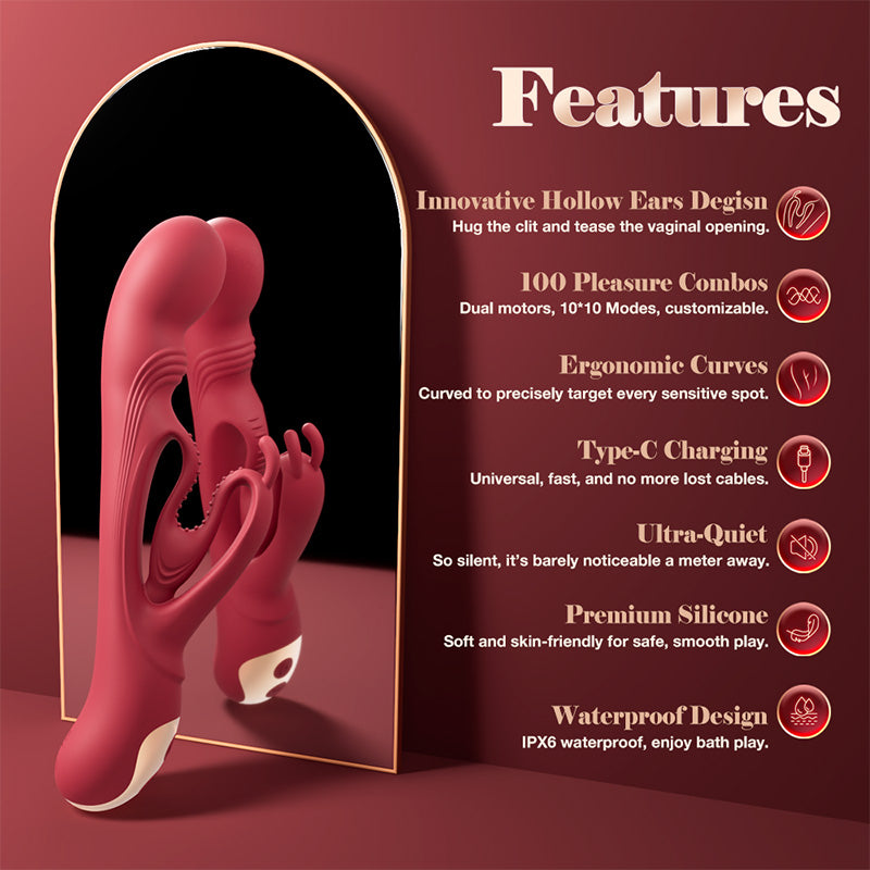 SeekHeart Buniva Rabbit Vibrator Sex Toys for Women Vibrators