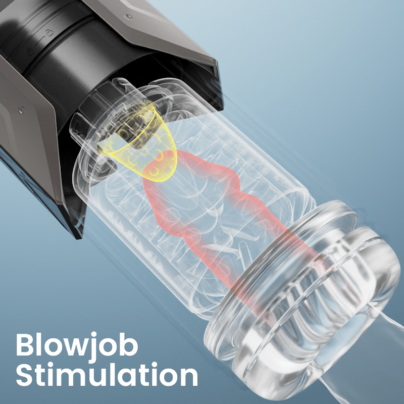 King -Powerful Suction 360° Deep Tight Wrapping Easy to Clean Masturbator Masturbation Cup