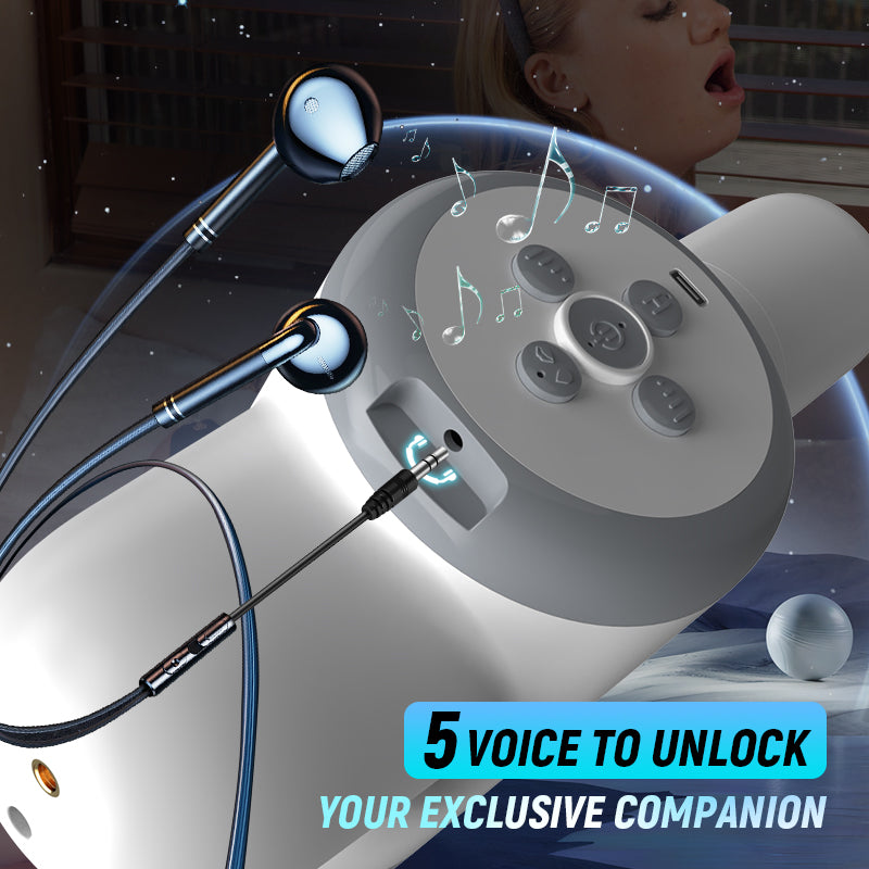 Acmejoy - Automatic Lubrication 8 Thrusting & Sucking Handheld Male Stroker Masturbation Cup