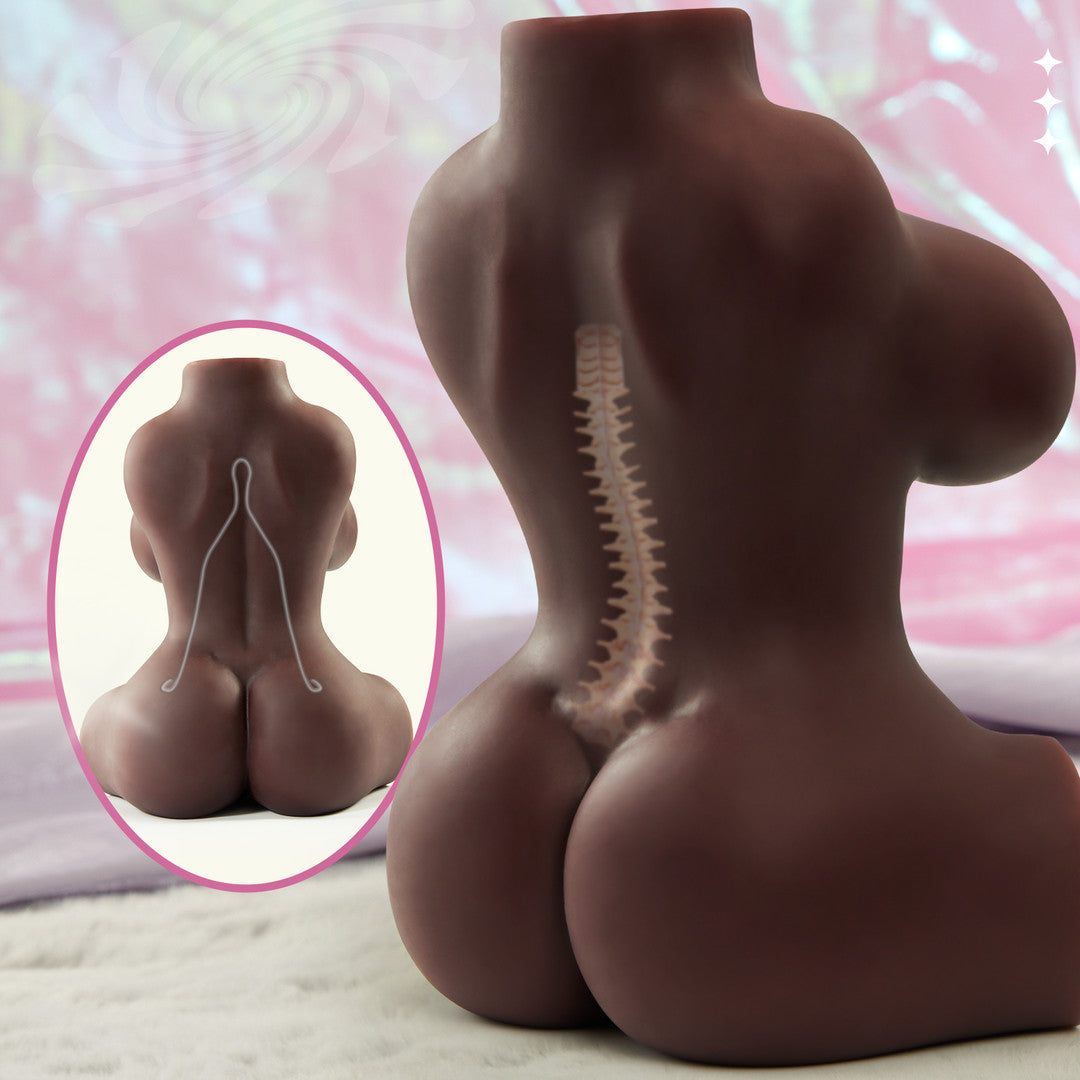 【Pre-sale until April 23】Leni - Sensual Dual-Channel Sex Torso with Soft TPE Body & Intense Internal Sex Doll Masturbators