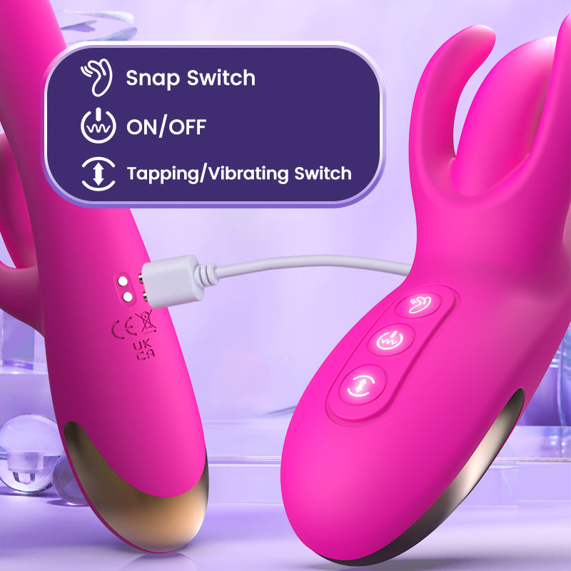 Mia Khalifa - Finger Snap Trigger and Tapping Vibrating Vibrator Vibrators
